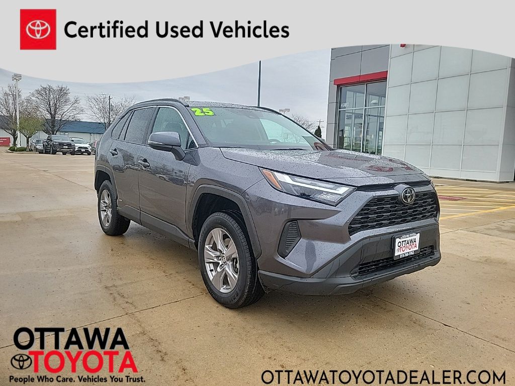 Magnetic Gray Metallic 2025 Toyota RAV4 Hybrid XLE AWD SUV / Crossover All-Wheel Drive Continuously Variable Transmission