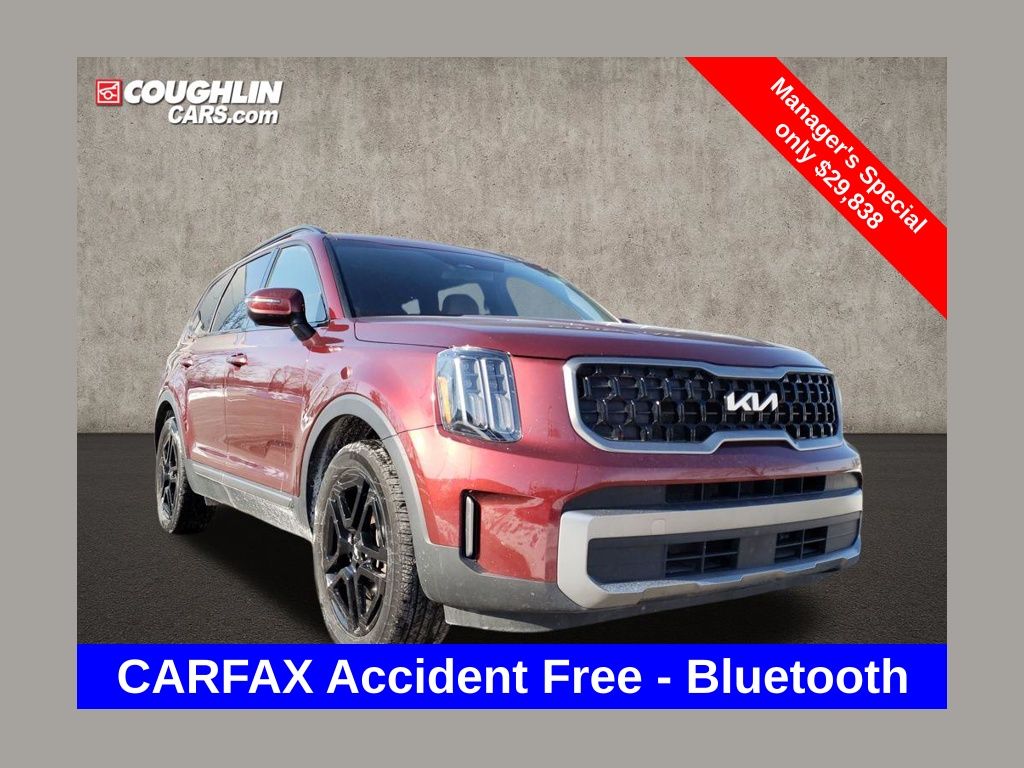 Dawning Red 2023 Kia Telluride EX X-Line AWD SUV / Crossover All-Wheel Drive 8-Speed Automatic