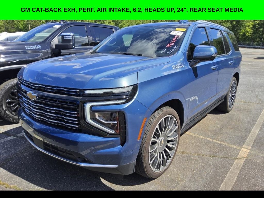 Lakeshore Blue 2025 Chevrolet Tahoe High Country 4WD SUV / Crossover Four-Wheel Drive