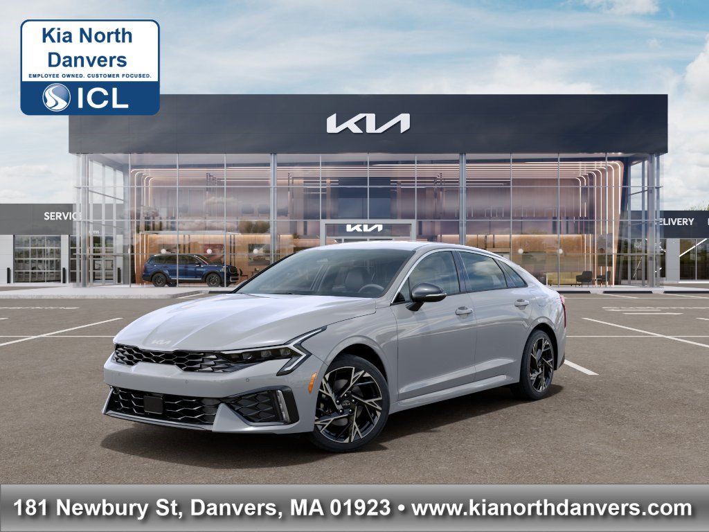 Gray 2026 Kia K5 Sedan Front-Wheel Drive 8-Speed Automatic