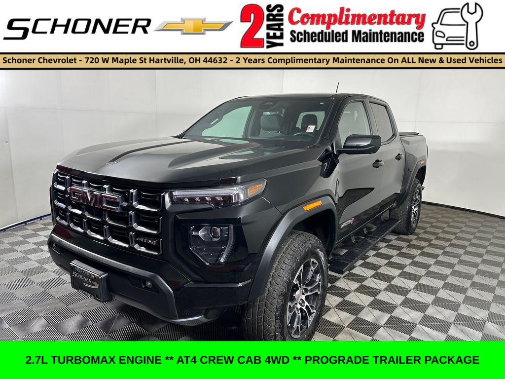 Onyx Black 2024 GMC Canyon Pickup Truck Four-Wheel Drive 8-Speed Automatic