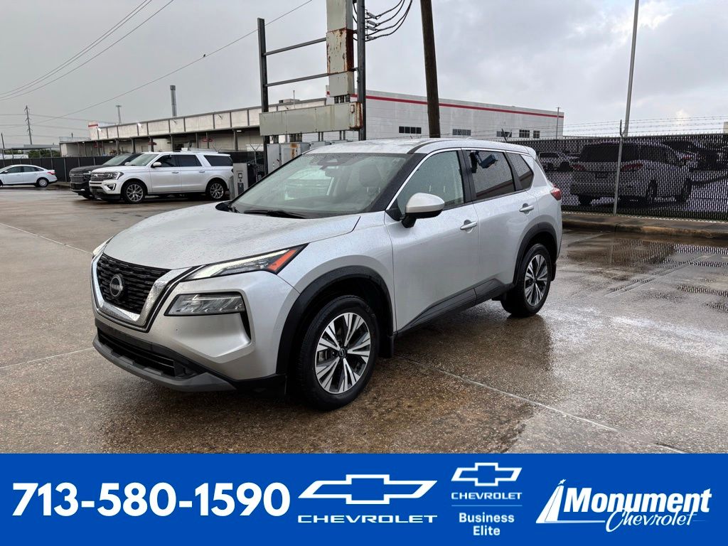 2023 Nissan Rogue SV Silver at South Houston Nissan