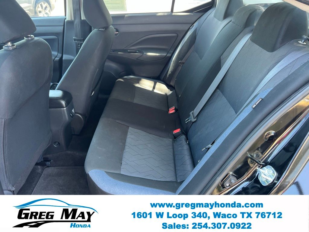 2024 Nissan Versa 1.6 SV Black at Greg May Honda