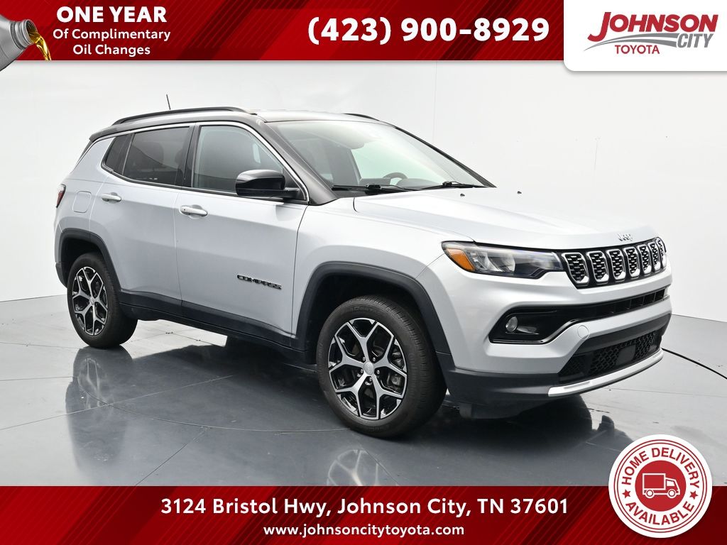 Silver Zynith Metallic Clearcoat 2024 Jeep Compass SUV / Crossover Four-Wheel Drive 8-Speed Automatic