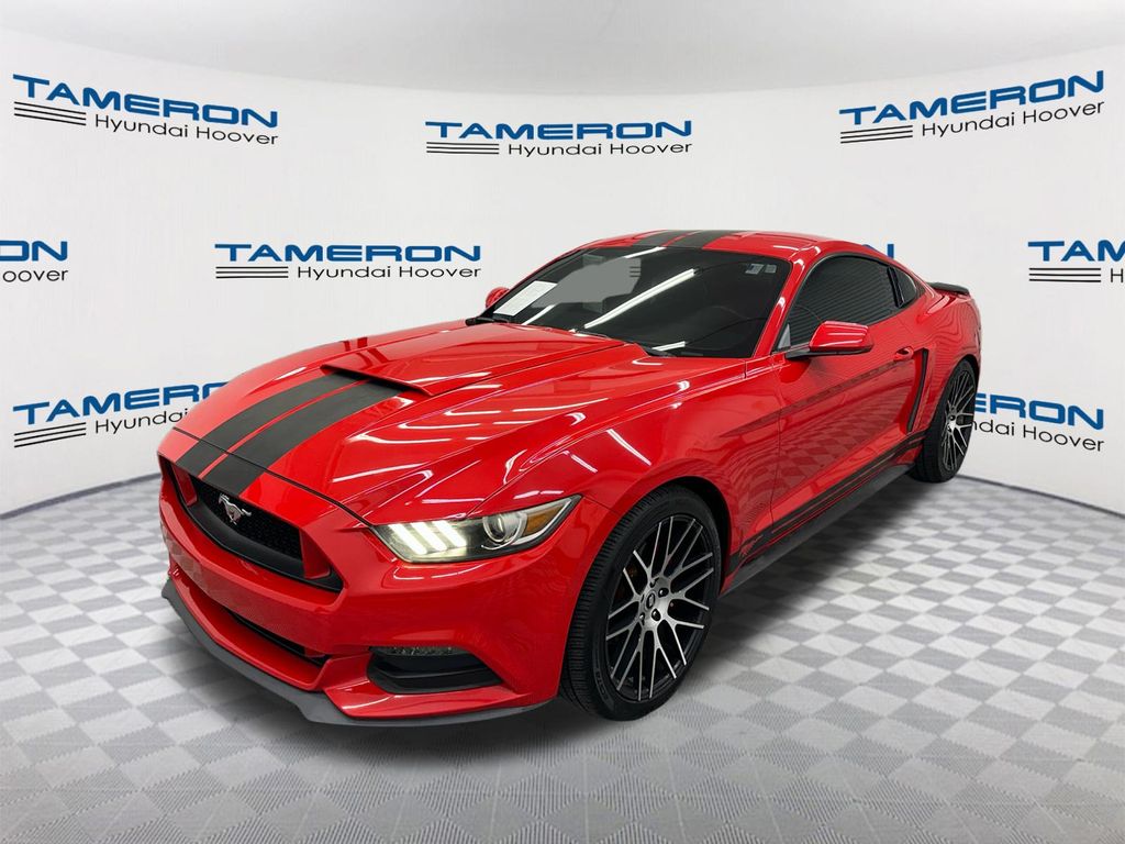 Race Red 2015 Ford Mustang Coupe Rear-Wheel Drive 6-Speed Automatic