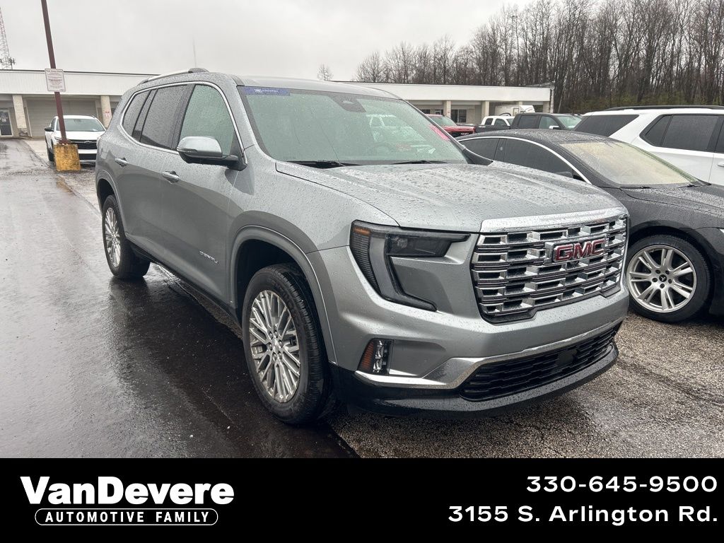 Sterling Metallic 2025 GMC Acadia Denali AWD SUV / Crossover Four-Wheel Drive 8-Speed Automatic