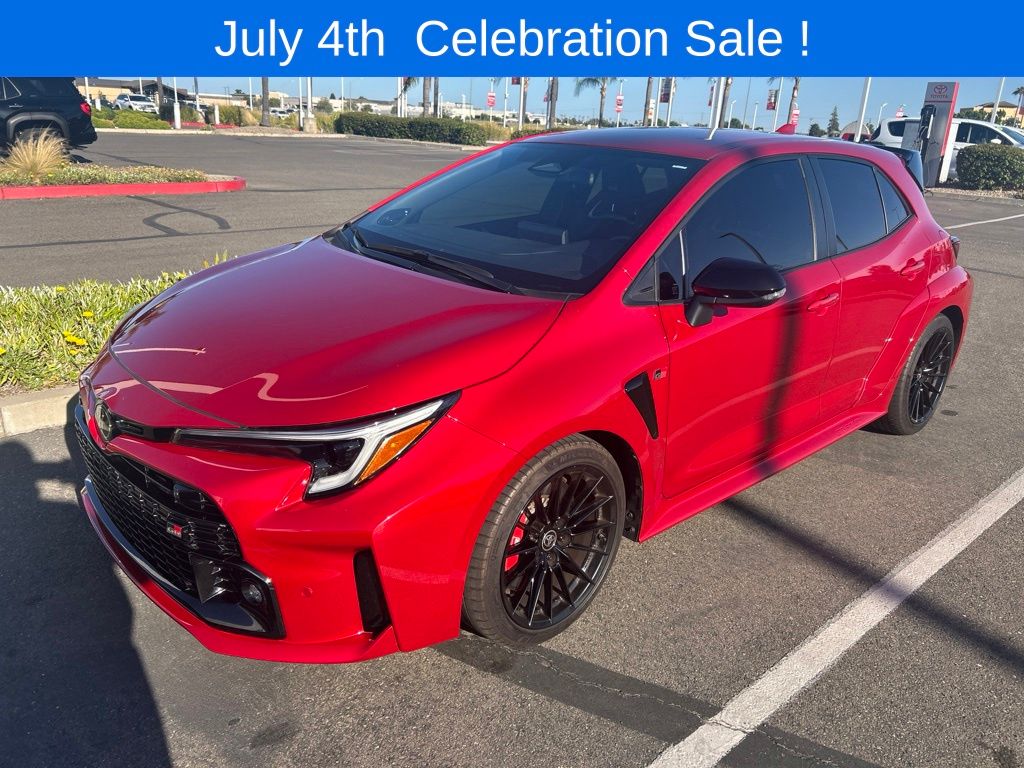 Supersonic Red 2024 Toyota GR Corolla Hatchback All-Wheel Drive 6-Speed Manual