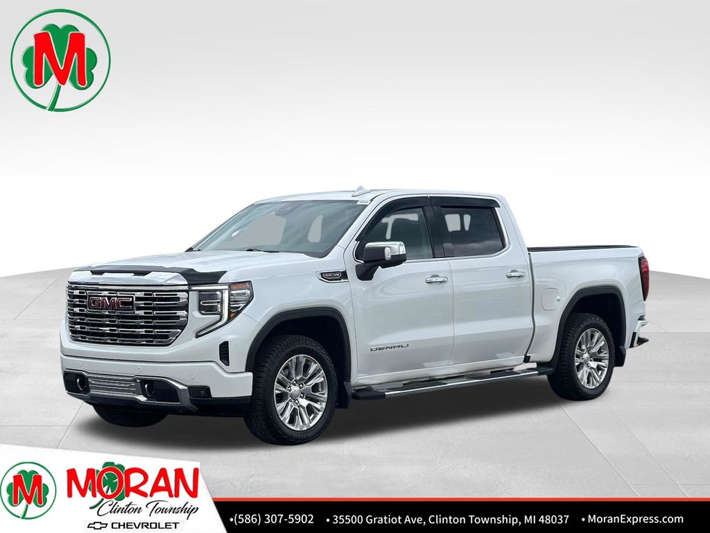 White Frost 2023 GMC Sierra 1500 Pickup Truck Four-Wheel Drive Automatic