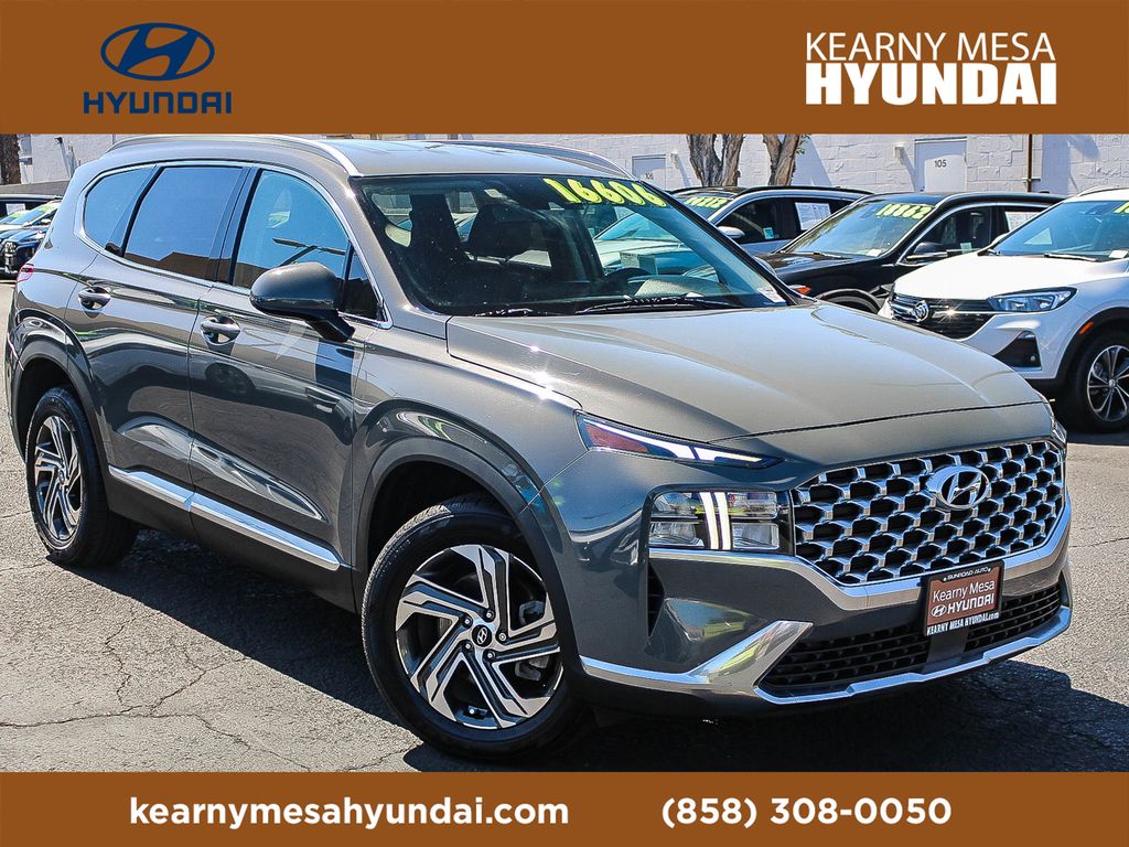 Hampton Gray 2022 Hyundai Santa Fe SUV / Crossover Front-Wheel Drive 8-Speed Automatic