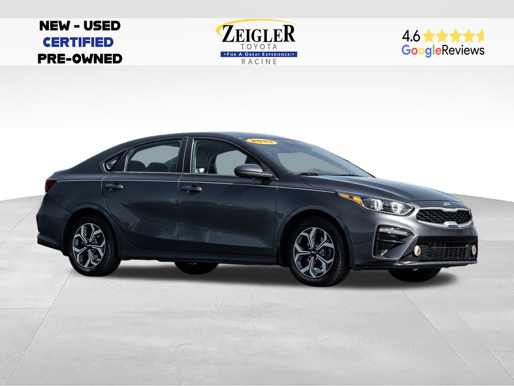 Gravity Gray 2019 Kia Forte Sedan Front-Wheel Drive Continuously Variable Transmission