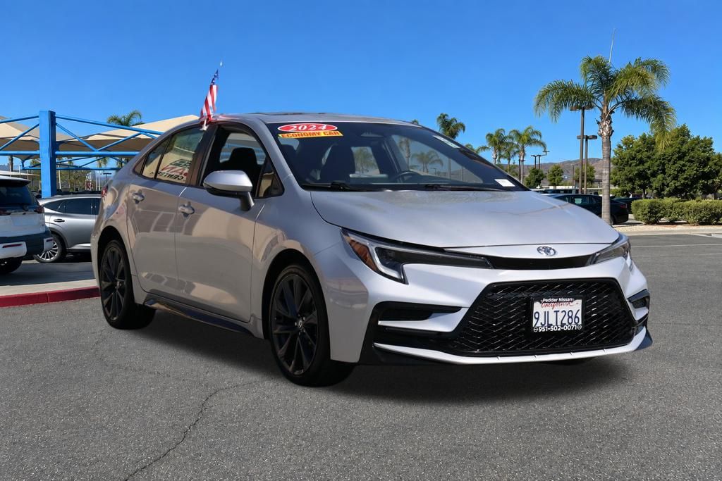 Classic Silver Metallic 2024 Toyota Corolla Sedan Front-Wheel Drive Continuously Variable Transmission