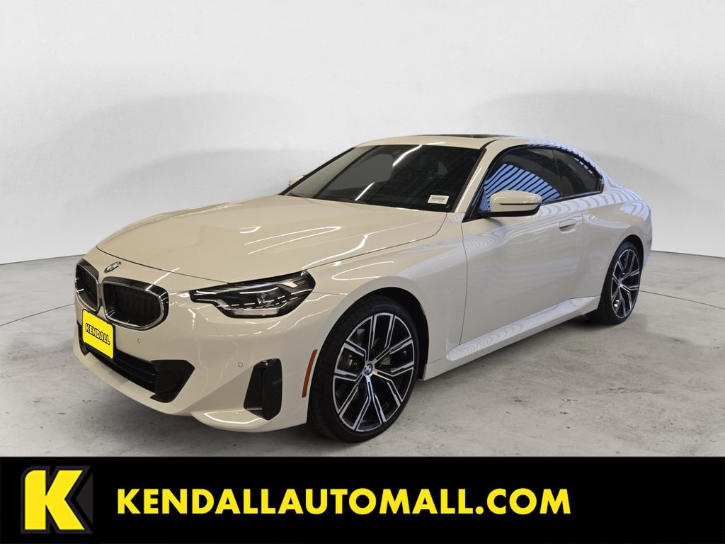 Alpine White 2024 BMW 2 Series Coupe All-Wheel Drive 8-Speed Automatic