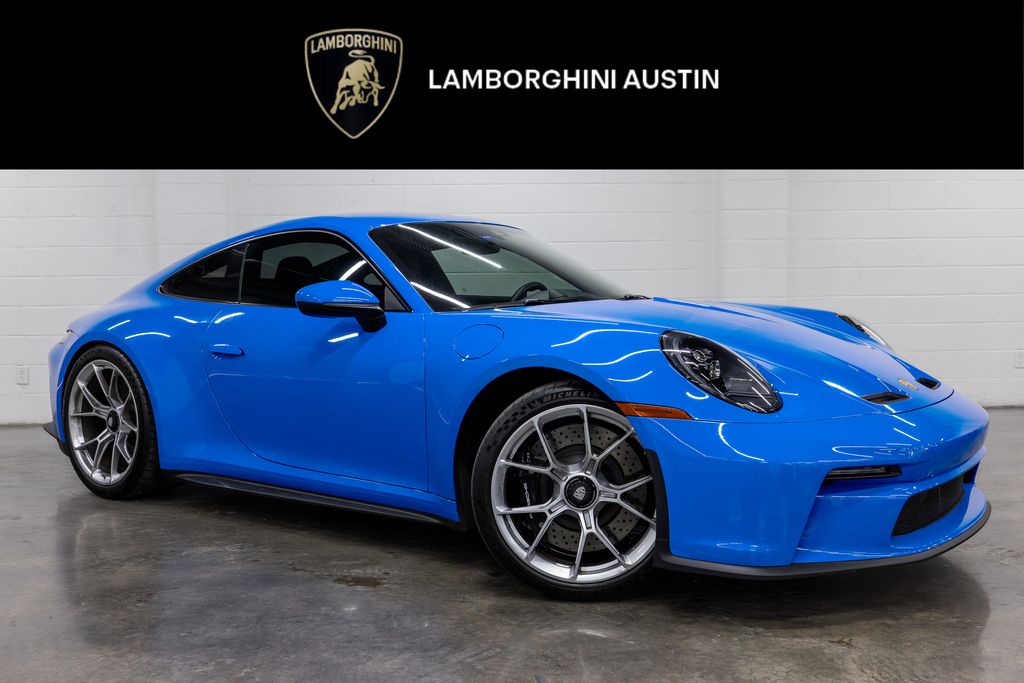 Shark Blue 2022 Porsche 911 GT3 Touring Coupe RWD Coupe Rear-Wheel Drive Manual