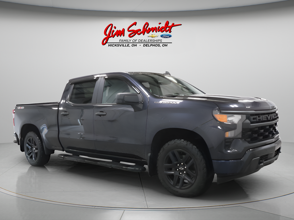 Dark Ash Metallic 2023 Chevrolet Silverado 1500 Pickup Truck Four-Wheel Drive 8-Speed Automatic