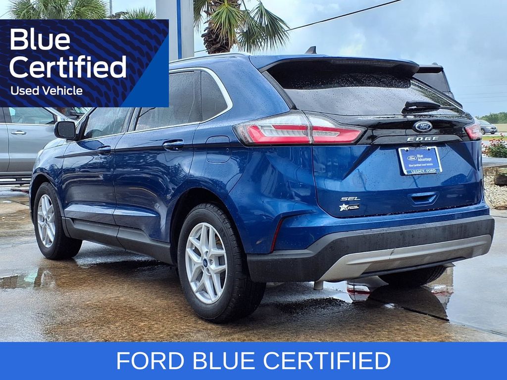2021 Ford Edge SEL Blue at Cook Ford