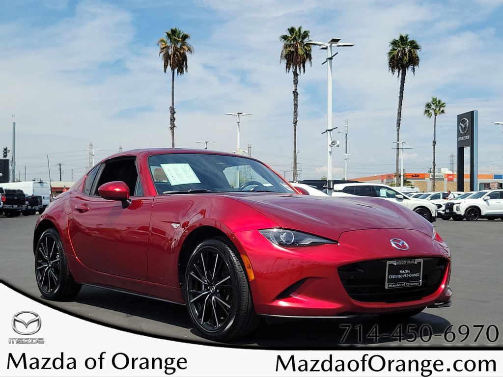 Soul Red Crystal Metallic 2024 Mazda MX-5 Miata Convertible Rear-Wheel Drive 6-Speed Automatic