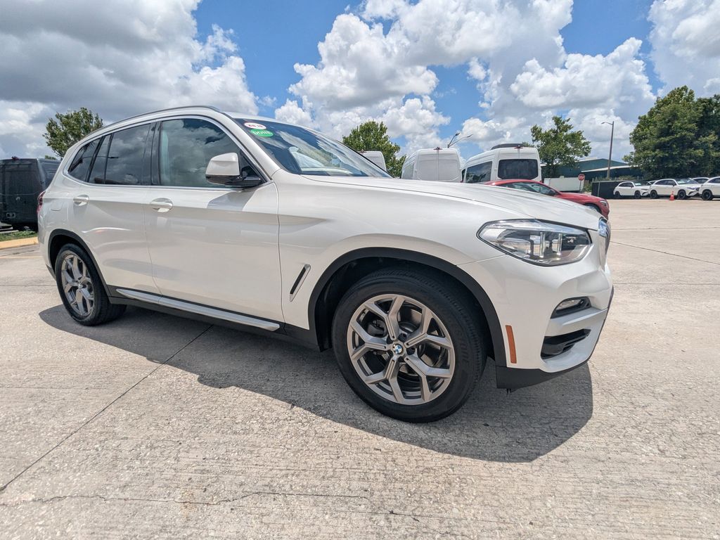 Mineral White Metallic 2020 BMW X3 sDrive30i RWD SUV / Crossover Rear-Wheel Drive 8-Speed Automatic
