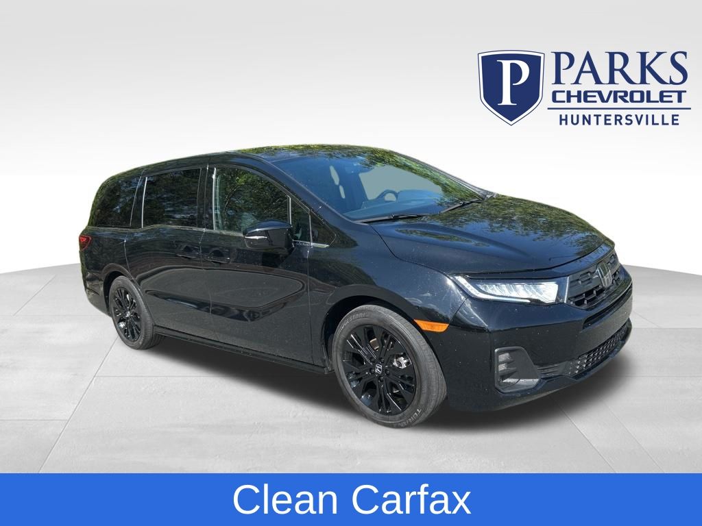 Crystal Black Pearl 2025 Honda Odyssey Sport-L FWD Minivan Front-Wheel Drive 10-Speed Automatic