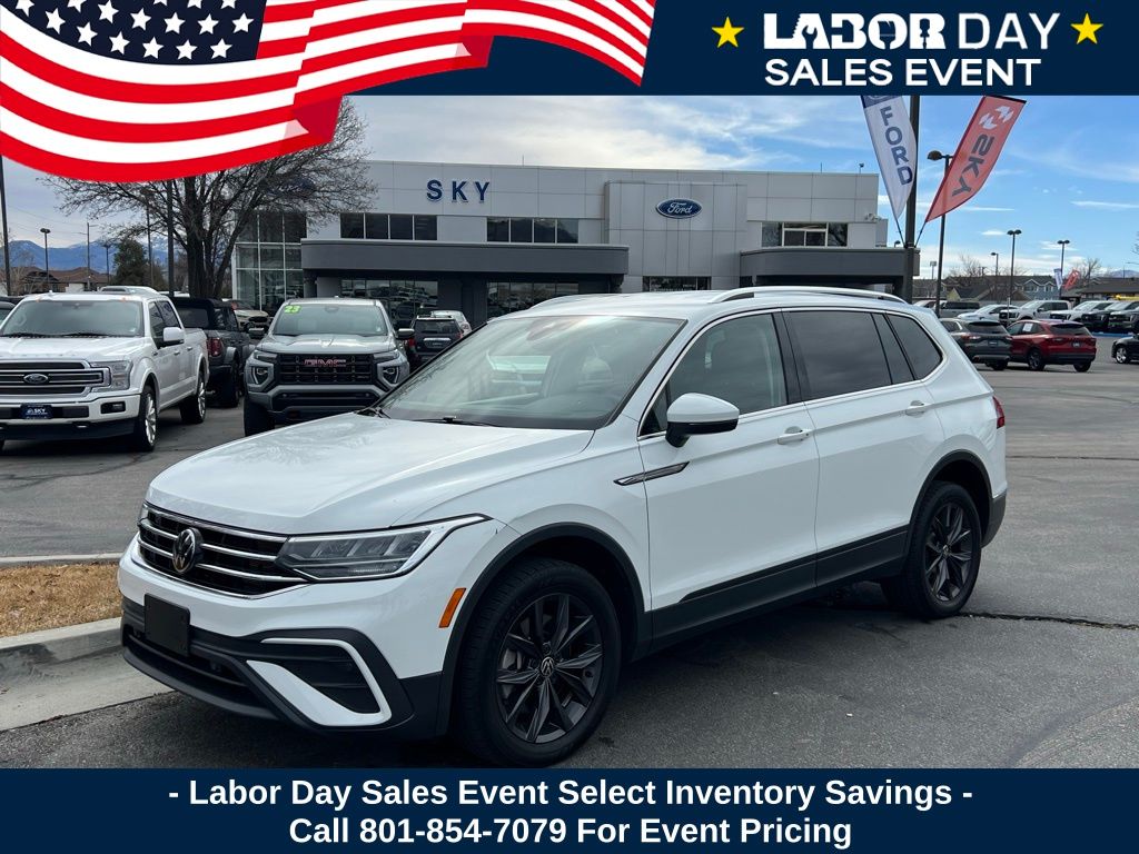 White 2024 Volkswagen Tiguan SUV / Crossover All-Wheel Drive 8-Speed Automatic