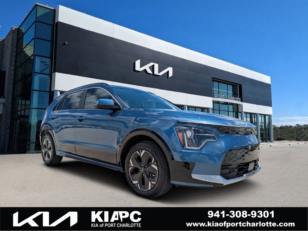 Mineral Blue 2024 Kia Niro EV SUV / Crossover Front-Wheel Drive 1-Speed Automatic