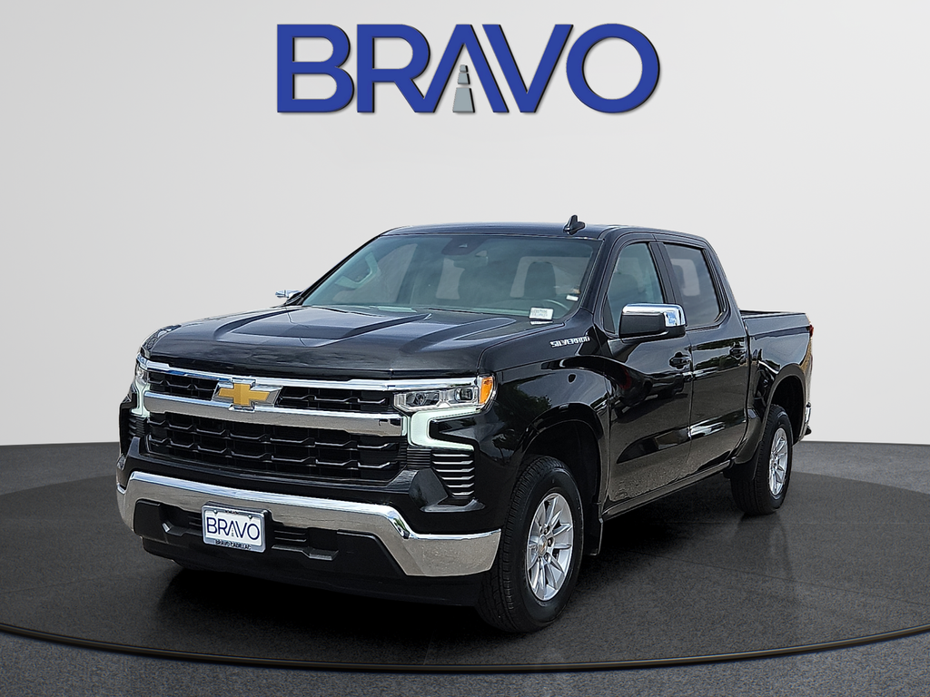 Black 2025 Chevrolet Silverado 1500 LT Crew Cab RWD Pickup Truck 4X2 Automatic
