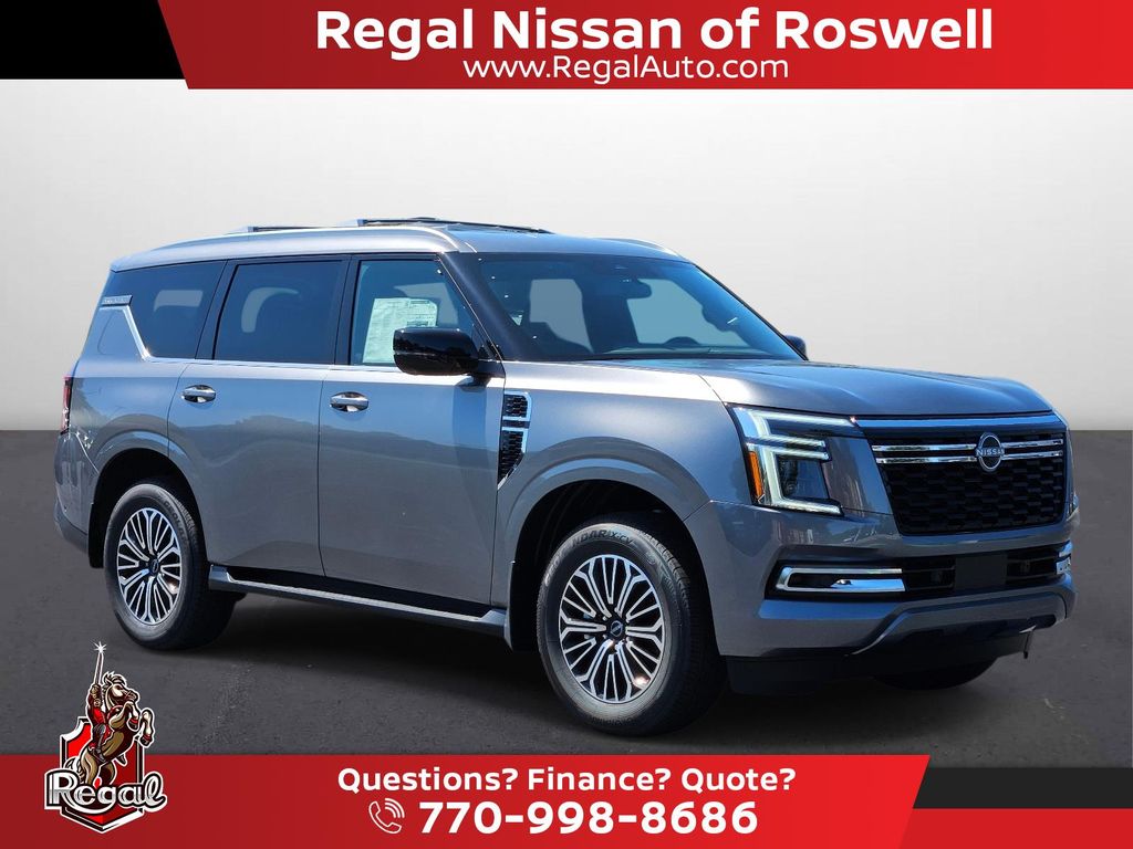 Gray (Gun Metallic) 2026 Nissan Armada SUV / Crossover Four-Wheel Drive 9-Speed Automatic