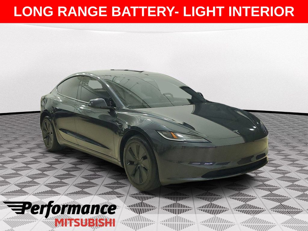Gray 2025 Tesla Model 3 Sedan Rear-Wheel Drive 1-Speed Automatic
