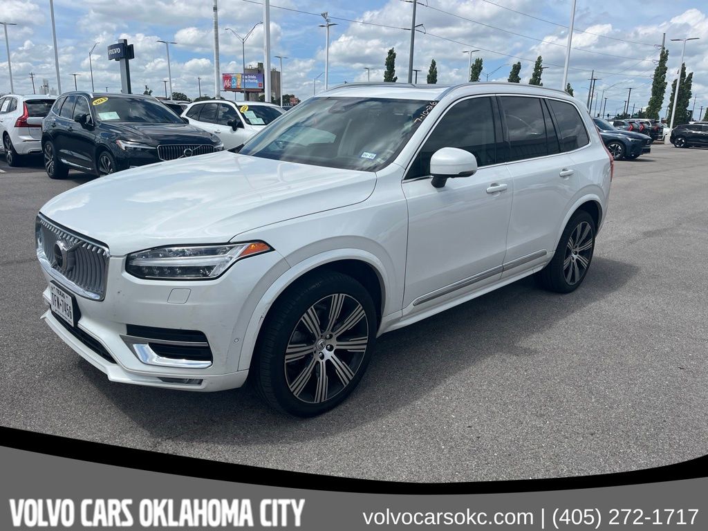 Crystal White Metallic 2023 Volvo XC90 SUV / Crossover All-Wheel Drive Automatic