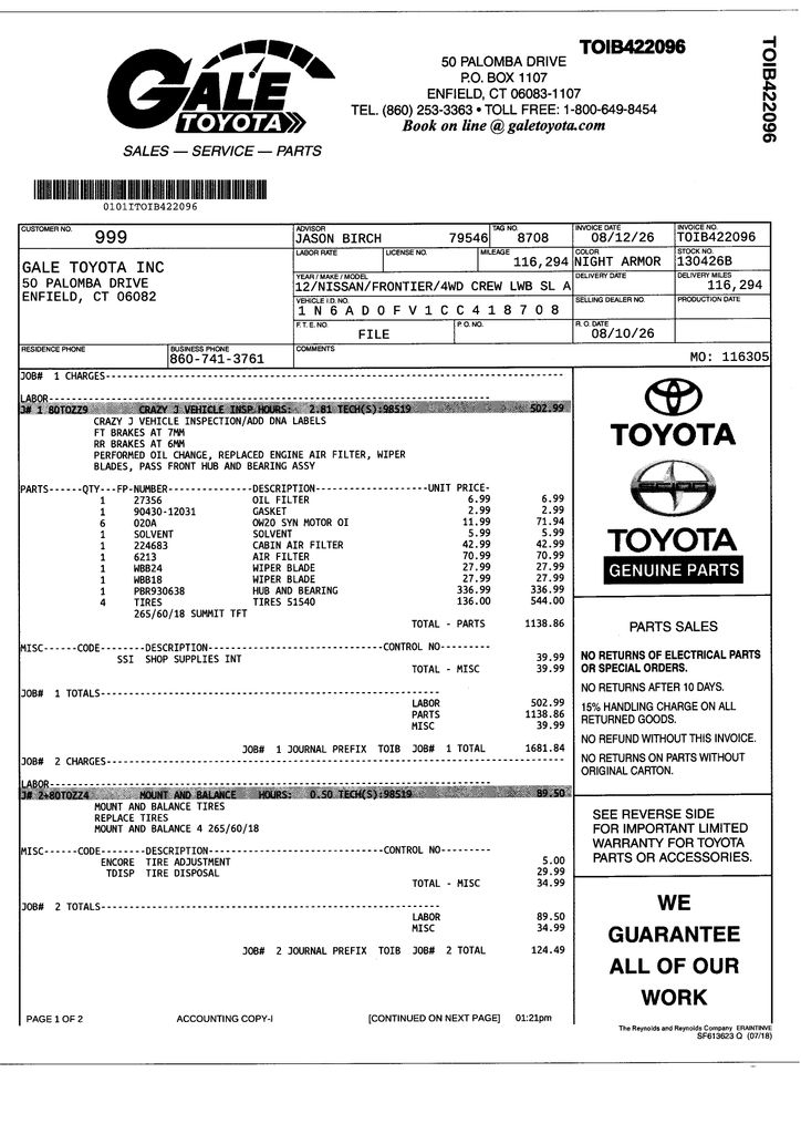 Used 2012 Nissan Frontier Truck