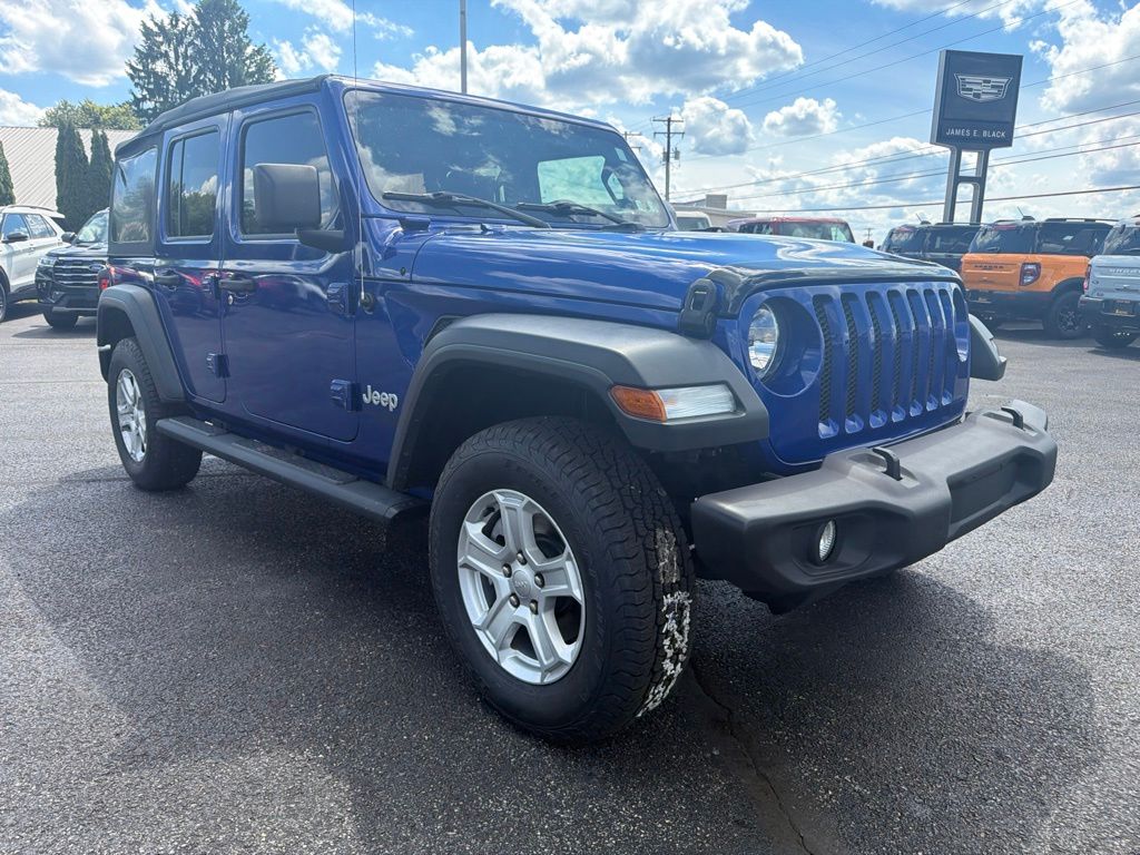 2019 Jeep Wrangler Unlimited Sport S Blue at South Hills CDJR