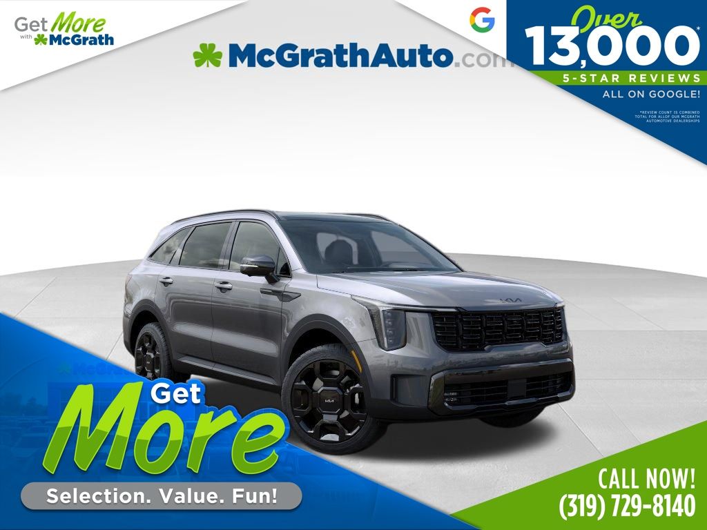 Steel Gray 2026 Kia Sorento Hybrid SUV / Crossover All-Wheel Drive 6-Speed Automatic