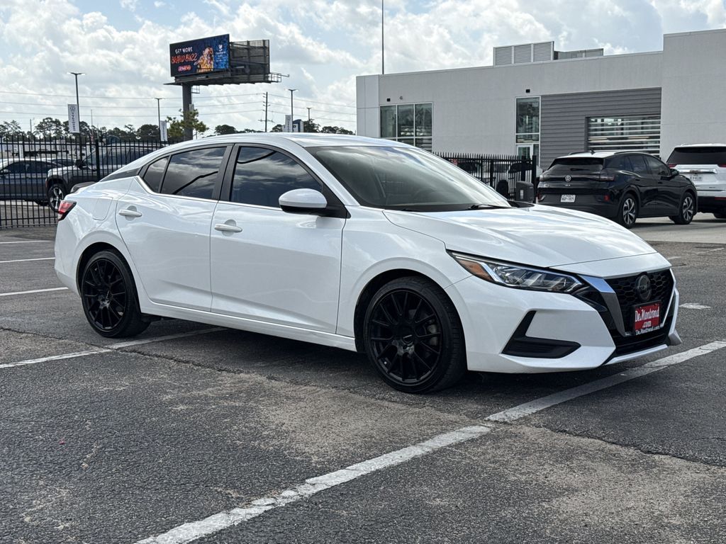 2023 Nissan Sentra SV White at DeMontrond Auto Country