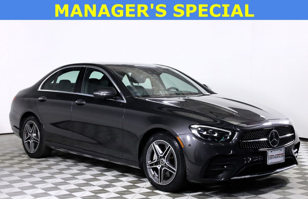 Graphite Gray Metallic 2021 Mercedes-Benz E-Class E 450 4MATIC Sedan AWD Sedan All-Wheel Drive 9-Speed Automatic