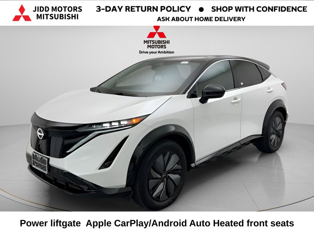 Everest White Pearl Tricoat/Black Diamond Pearl 2025 Nissan Ariya Engage FWD SUV / Crossover Front-Wheel Drive Continuously Variable Transmission