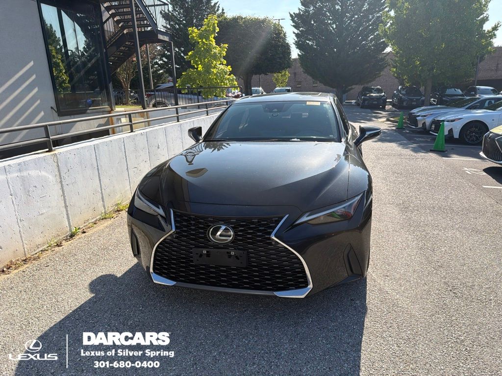 Black (Caviar) 2022 Lexus IS Sedan All-Wheel Drive 6-Speed Automatic