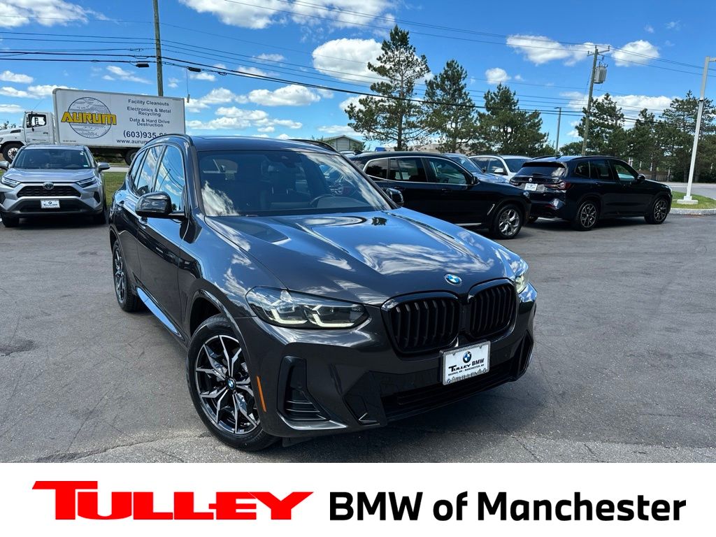 Gray (Dark Graphite Metallic) 2024 BMW X3 SUV / Crossover All-Wheel Drive 8-Speed Automatic