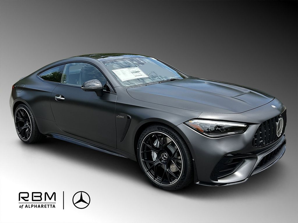 Gray (MANUFAKTUR Graphite Grey Magno) 2026 Mercedes-Benz CLE Coupe All-Wheel Drive 9-Speed Automatic