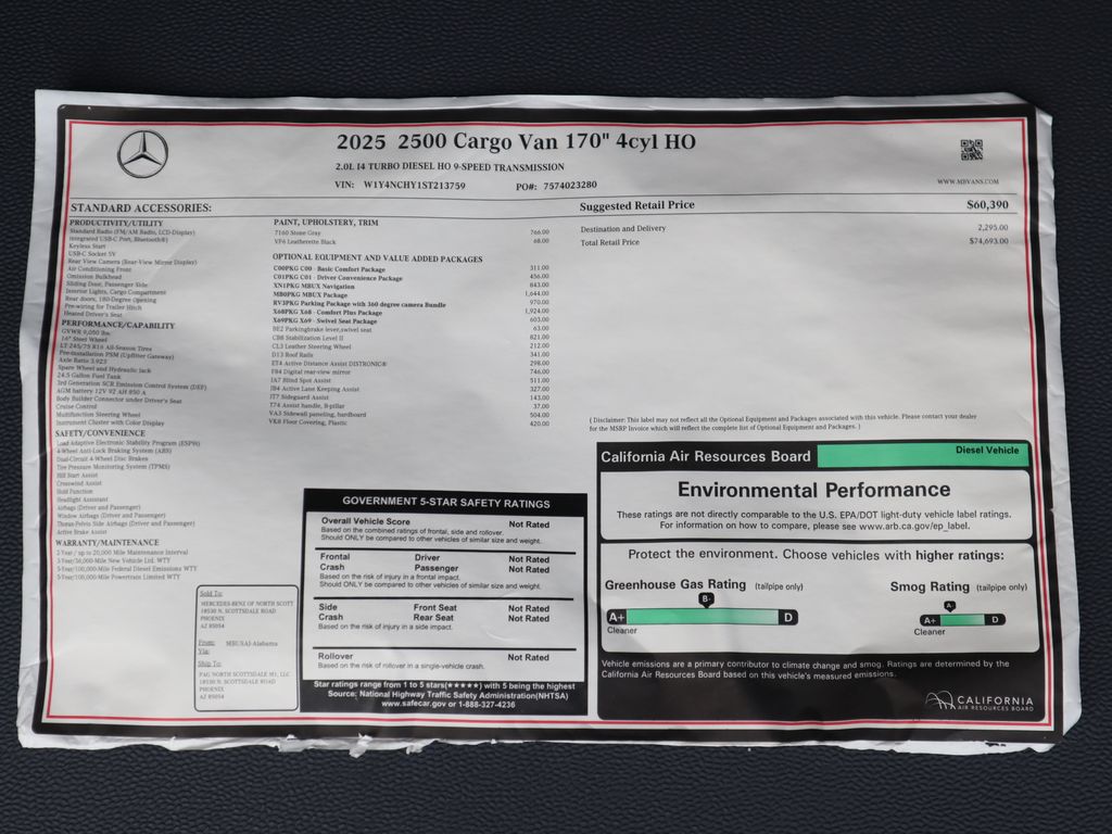 2025 Mercedes-Benz Sprinter 2500 9