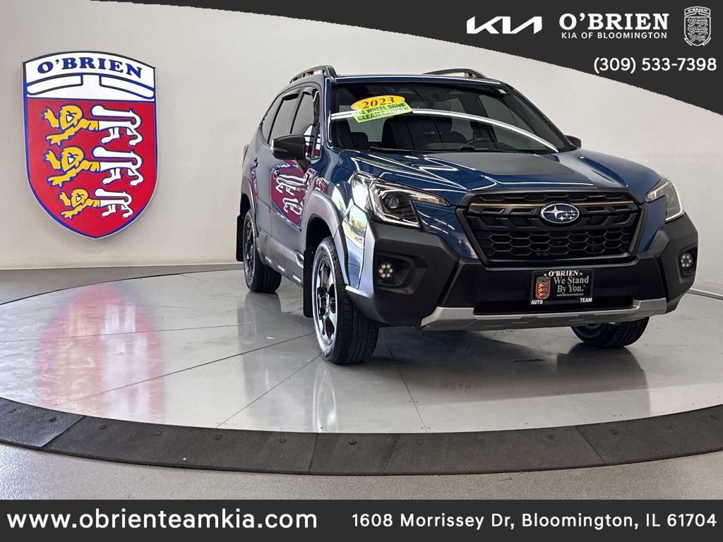 Blue 2023 Subaru Forester SUV / Crossover All-Wheel Drive Continuously Variable Transmission