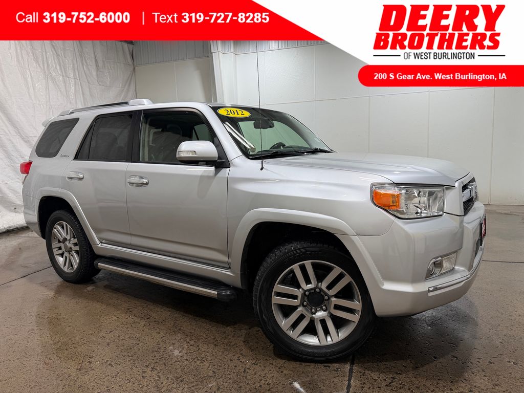 Classic Silver Metallic 2012 Toyota 4Runner SUV / Crossover 5-Speed Automatic Overdrive