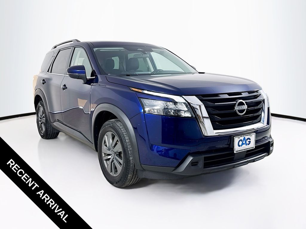 Deep Ocean Blue Pearl 2024 Nissan Pathfinder SV FWD SUV / Crossover Front-Wheel Drive 9-Speed Automatic
