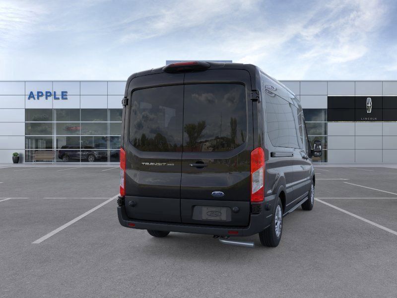 2024 Ford Transit-350 Passenger Van XL — Black Metallic — photo 8
