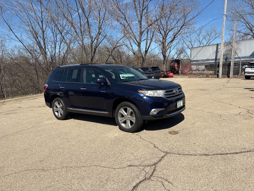 Nautical Blue Metallic 2012 Toyota Highlander Limited AWD SUV / Crossover All-Wheel Drive 5-Speed Automatic Overdrive
