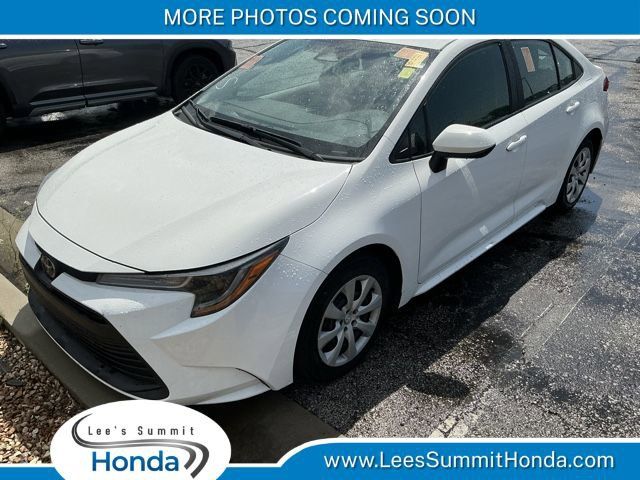 Ice Cap 2025 Toyota Corolla LE FWD Sedan Front-Wheel Drive Continuously Variable Transmission