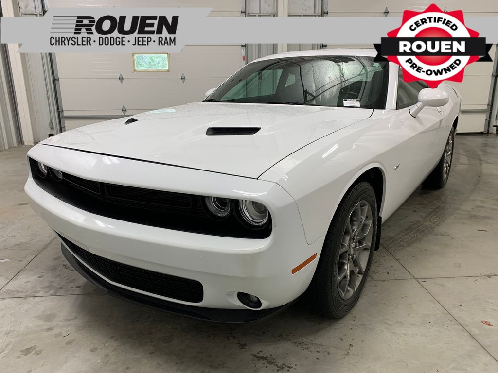 White Knuckle Clearcoat 2017 Dodge Challenger Coupe All-Wheel Drive 8-Speed Automatic