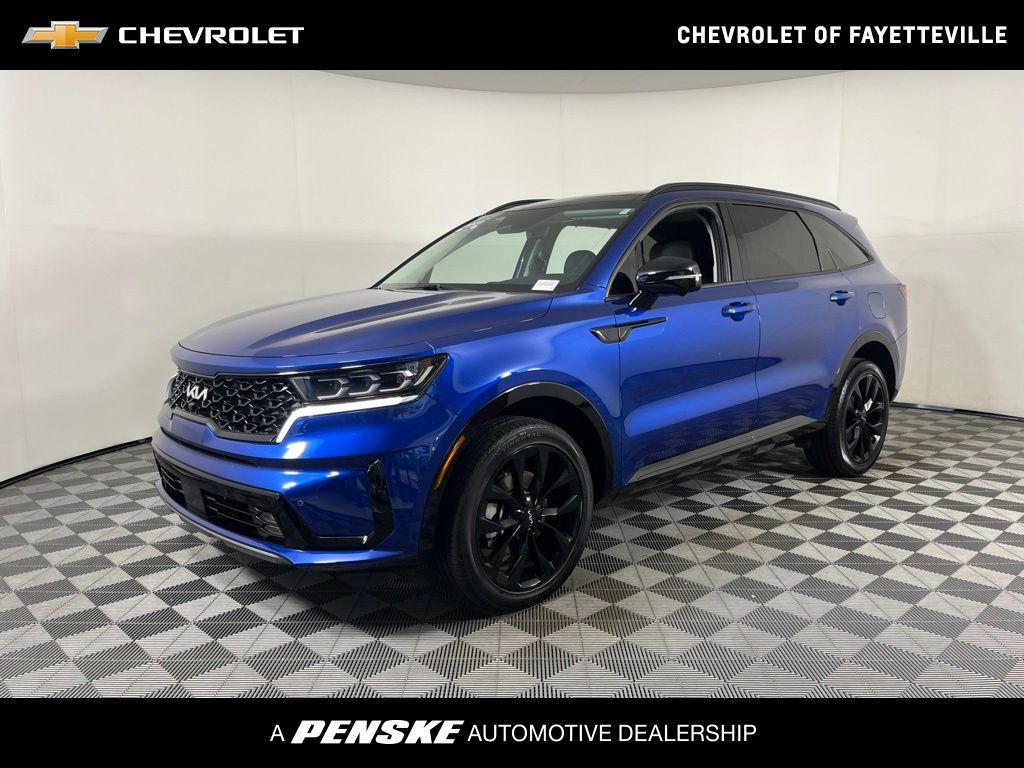 Sapphire Blue 2023 Kia Sorento SUV / Crossover All-Wheel Drive 8-Speed Dual Clutch