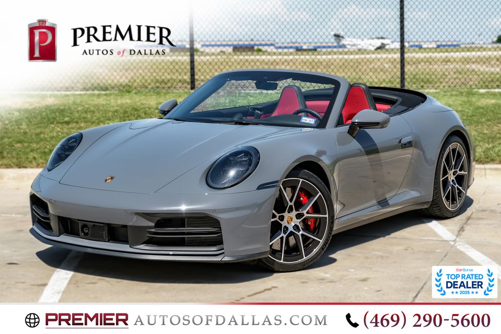 Slate Gray Neo 2026 Porsche 911 Convertible Rear-Wheel Drive 8-Speed Automatic