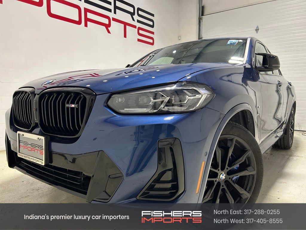 Blue 2025 BMW X4 SUV / Crossover All-Wheel Drive 8-Speed Automatic