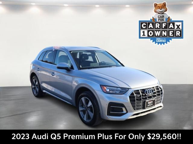 Silver Metallic 2023 Audi Q5 quattro Premium Plus 40 TFSI SUV / Crossover All-Wheel Drive 7-Speed Automatic