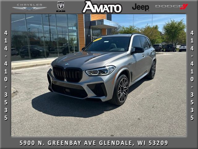 Donington Gray Metallic 2021 BMW X5 M AWD SUV / Crossover All-Wheel Drive 8-Speed Automatic